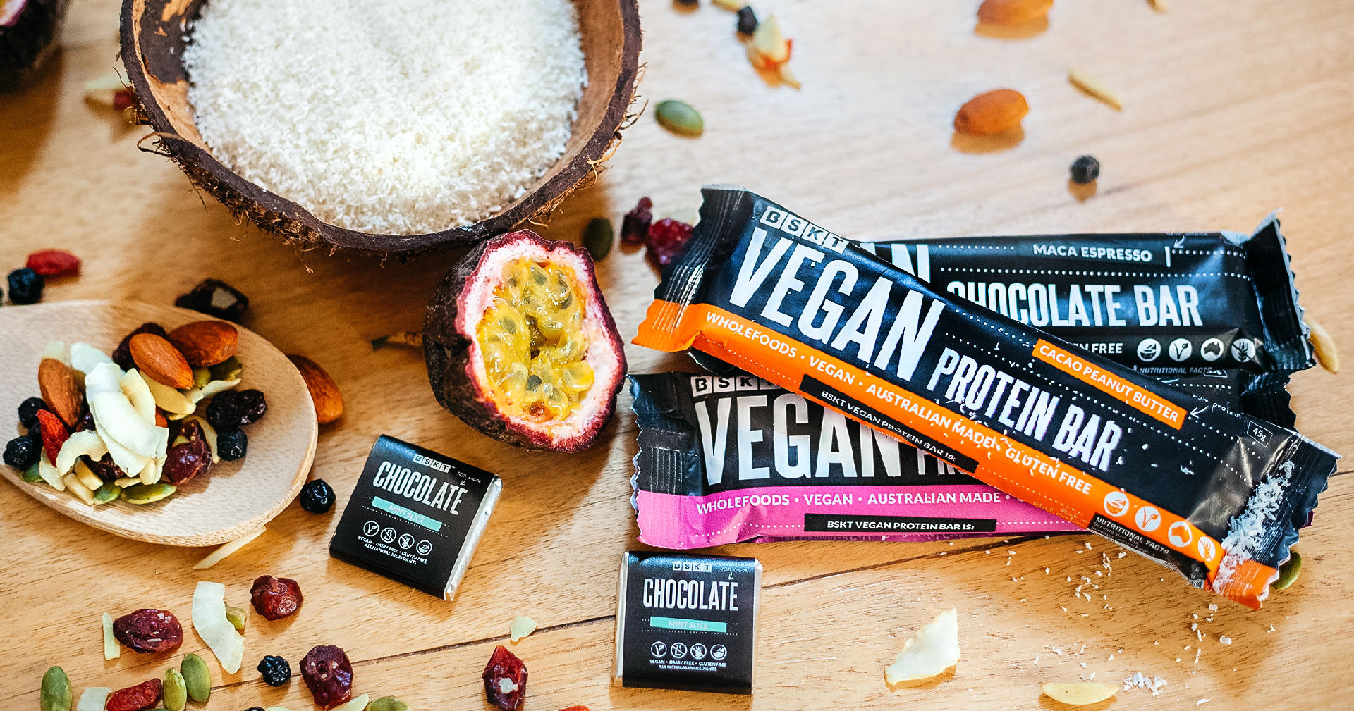 Photography and styling of wholefood products